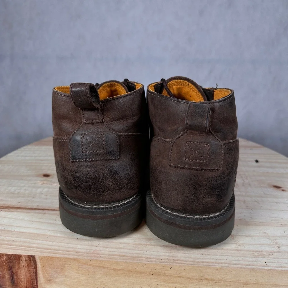 Timberland Larchmont II Chukka Boots Mens 10 Dark Brown Waterproof Leather A44MG